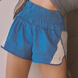 FP Movement by Free People - The Way Home Shorts - Blue and White